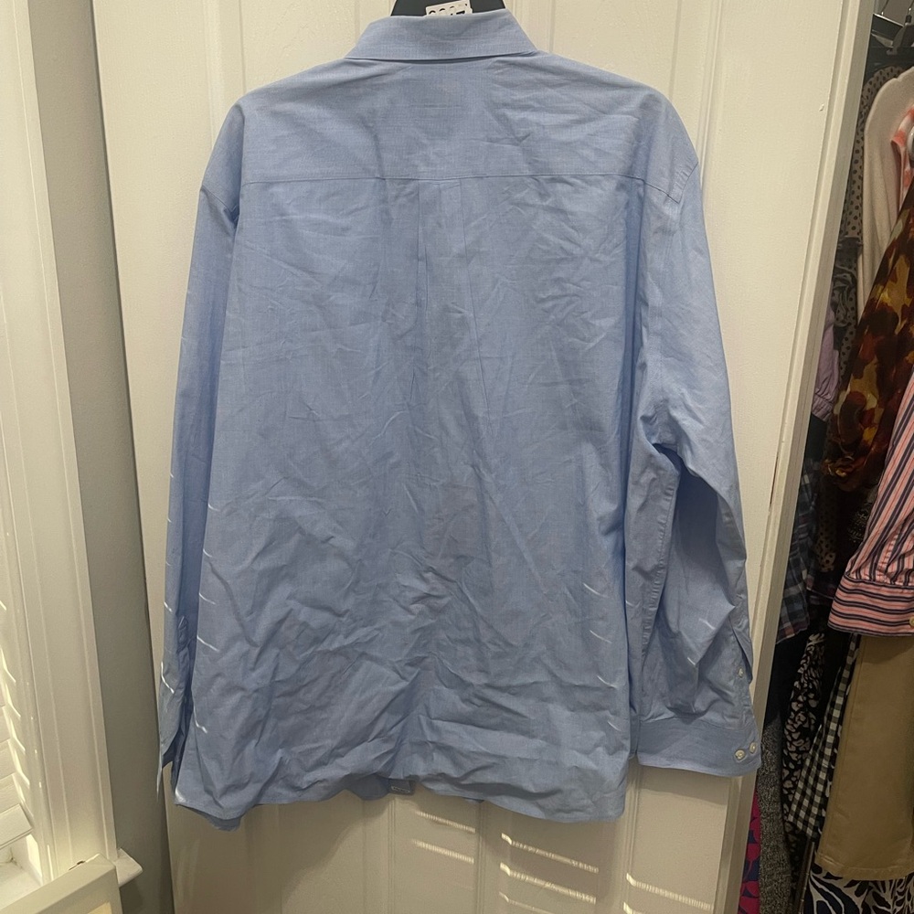 Croft & Barrow Men's Sky Blue Dress Shirt - Picture 8 of 14